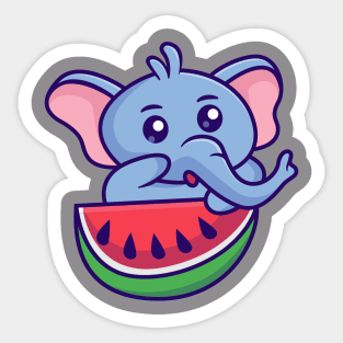 pink Elephant Sticker